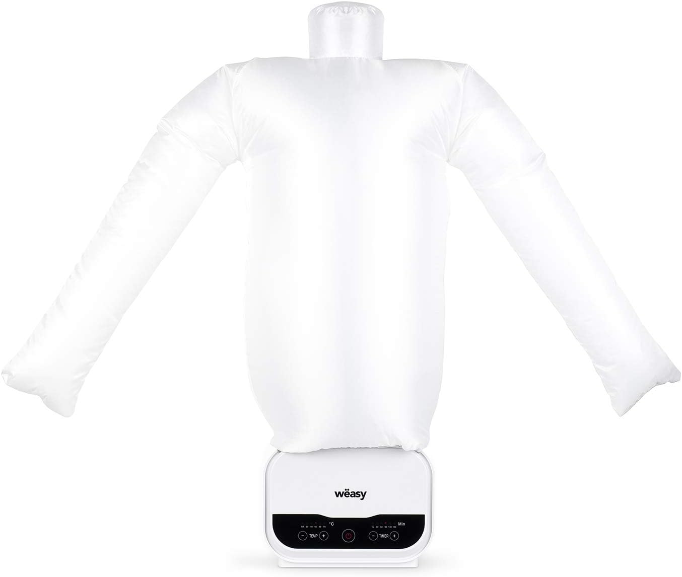 Wëasy Mannequin de Repassage Automatique Chemises et Linge IRO320, Séchage et Repassage, 5 Niveaux de Température, Minuteur Programmable